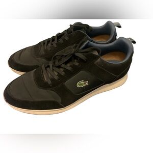 Lacoste Black Sneakers Sleek Design Versatile Fit